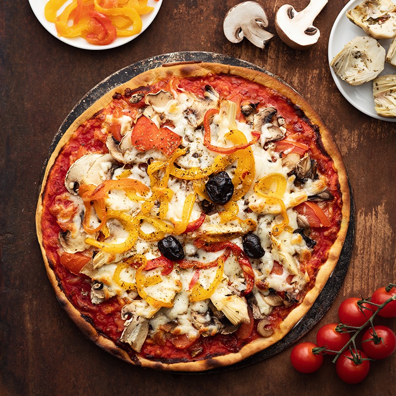 Pizza-italienne-faite-maison-Vegetarienne-La-Tour-de-Pise