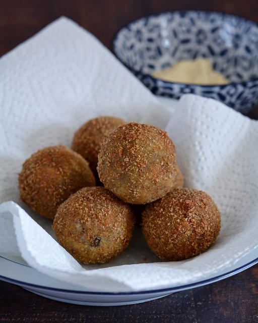 Photo d'arancini sicilienne