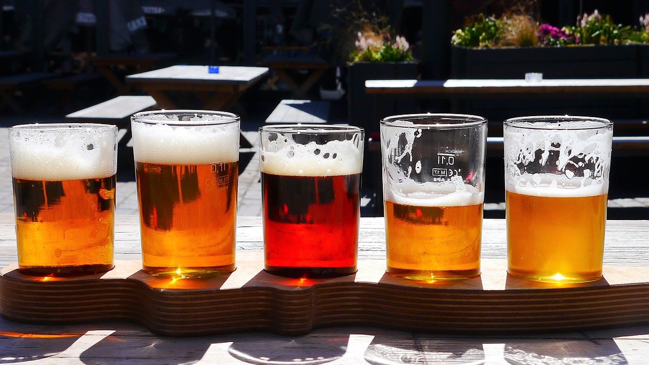 Photo de 5 bières italiennes