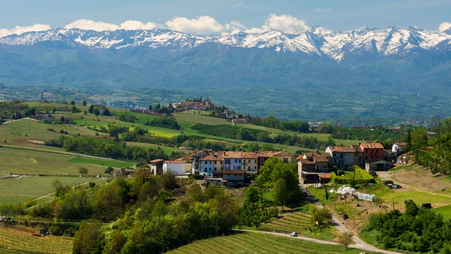 Photo de la campagne piémontaise