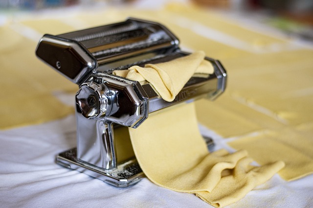 Photo d'une machine à pâtes italienne