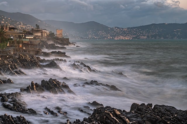 Photo de la côte de Gênes