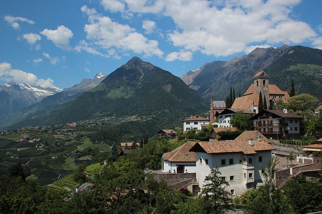 Photo d'un village du Val d'Aoste