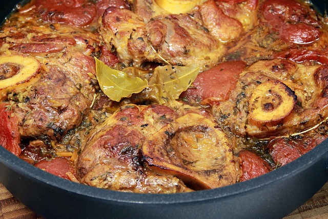 Photo d'un plat d'ossobucco