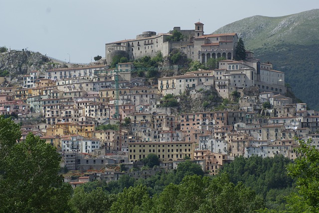 Photo d'un village en Basilicate
