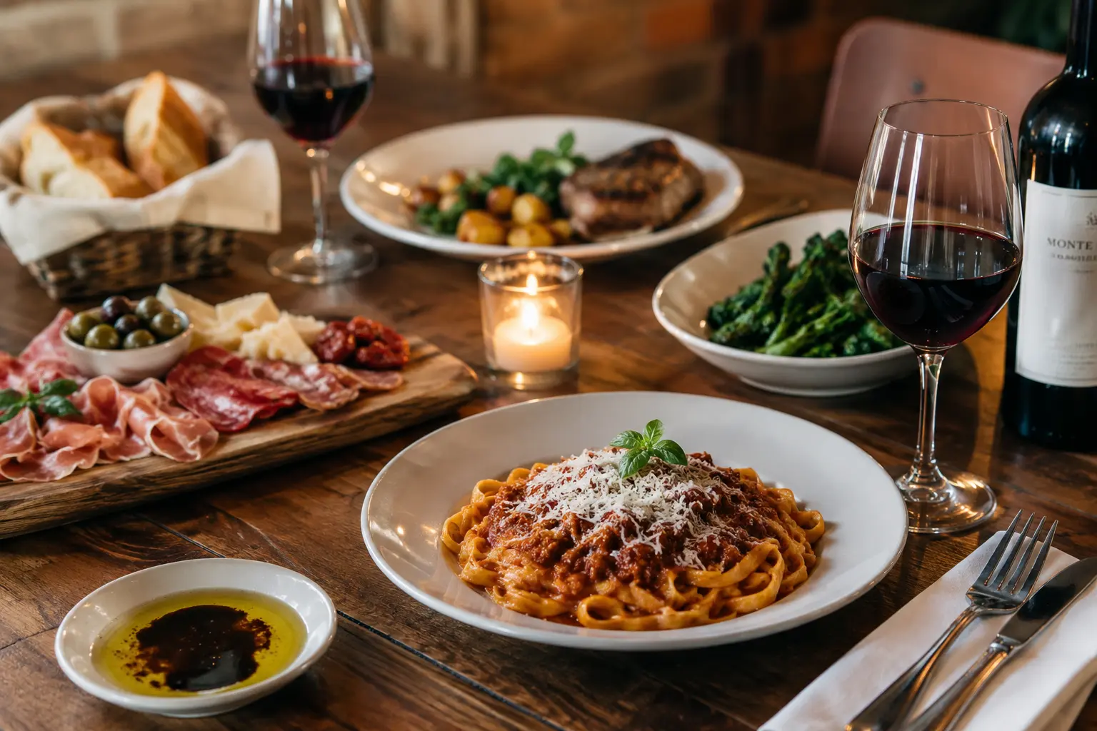 Ordre repas italien | La Tour de Pise
